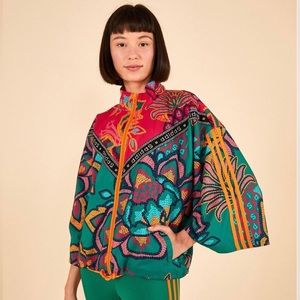 Adidas Farm Rio Windbreaker Pineapple Flower Mystery Size L